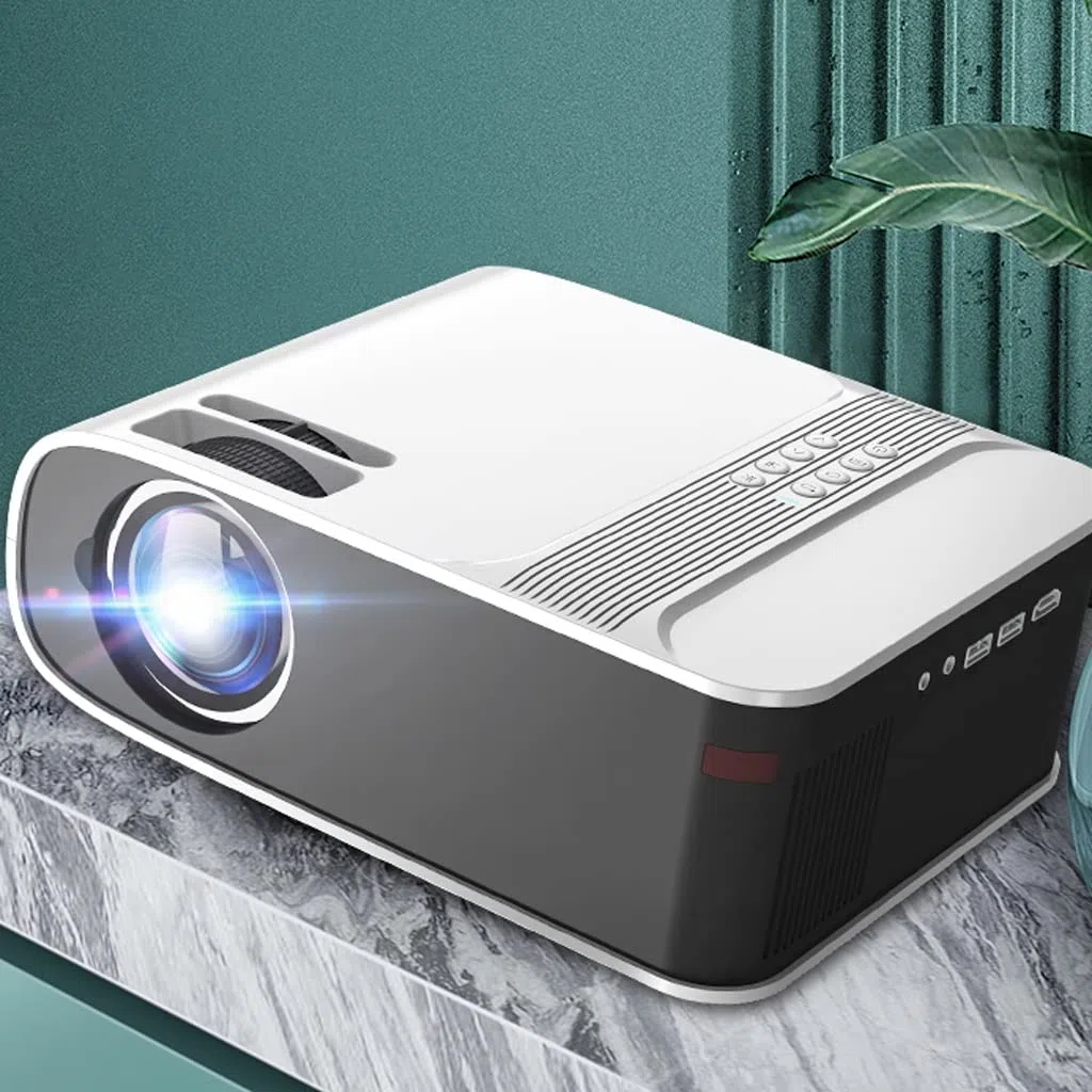 Mini Proiettore W32 Full HD 1080P Android 10 Supporto Decodifica 4K Videoproiettore LED Beamer Home Theater per Telefono Cinema,Mirror Version