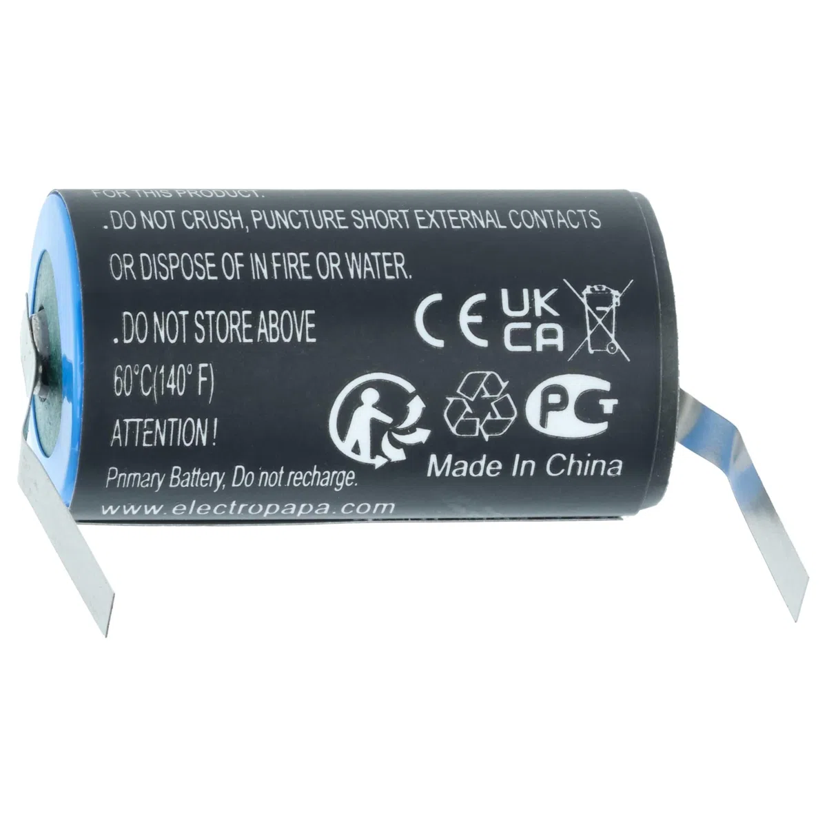 vhbw 10x Batteria compatibile con Omron RQANS1 3G2A9BAT08 (1600mAh, 3,6V, Li-MnO2)
