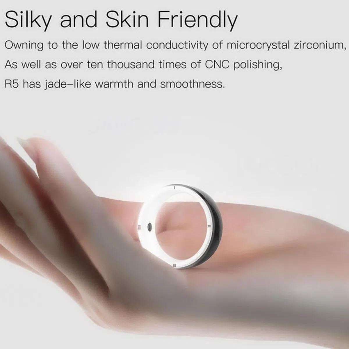 R5 Smart Ring Multifunzionale, Anello Wireless Bluetooth, Dispositivo Indossabile, 6 Schede Rfid Integrate E 2 Pietre Della Salute, Lettore Smart Ring Ic/id/nfc, Compatibile Con Ios E Android. L