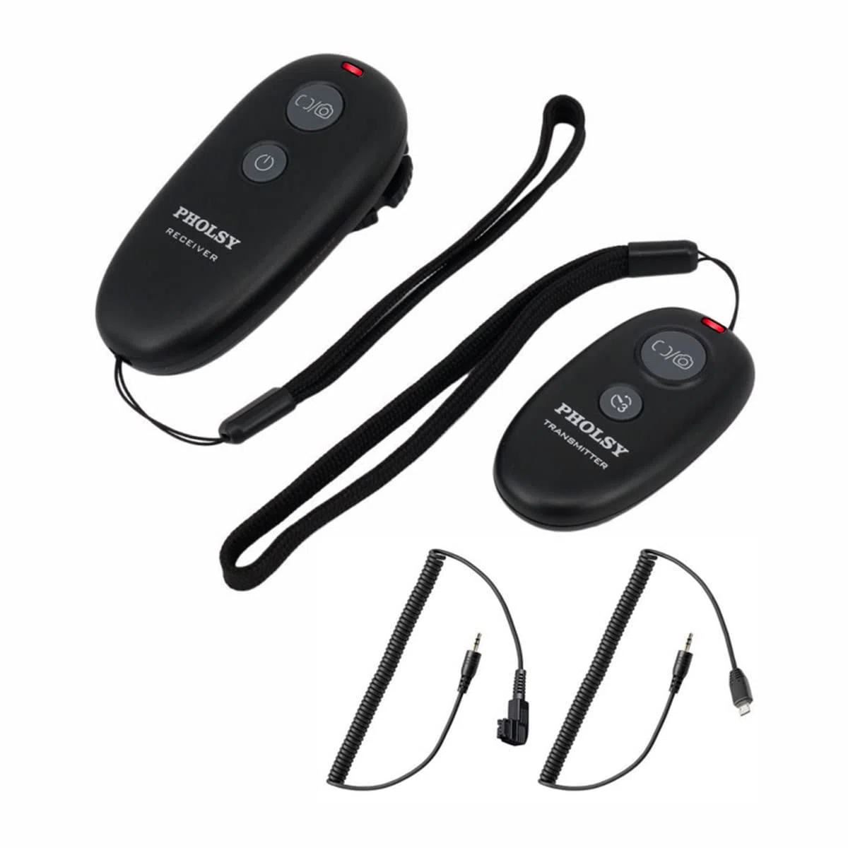 PHOLSY scatto remoto Fotocamere Telecomando Wireless con 2 cavi per Sony Alpha a1 a9 a7M4 a7M3 a7RM2 a7RM3 a6600 a6500 a6400 a6100 RX100M4 HX99 a68 a33 a35 a57 a65 a77 a99 a850