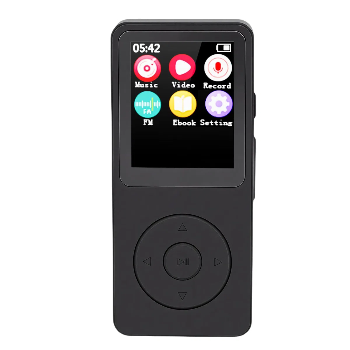 CHICIRIS Lettore MP3, Lettore Audio Bluetooth 5.4 con Schermo LCD da 2,4 Pollici, Musicale Compatto per Viaggi Sportivi, Bambini e Anziani (Con scheda di memoria da 128 GB)