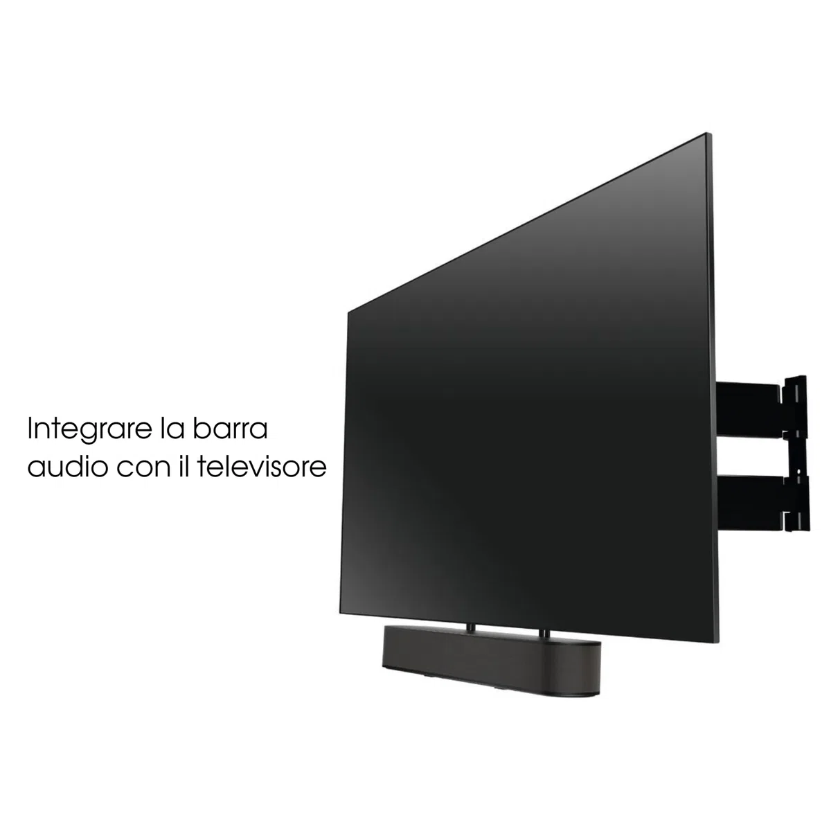 Vogel's Sound 3550 Supporto universale per soundbar, adatto anche per Bose Soundbar 500/700, Sonos Arc/Beam/Playbar, Samsung, Sony, LG e JBL, supporto per VESA da 100 a 600, peso max. 6,5 kg