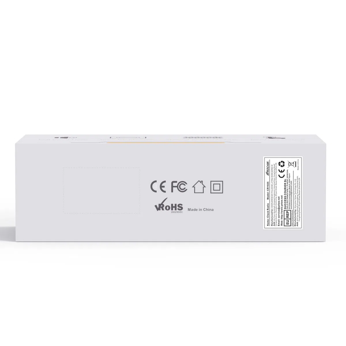ROCAM Radiosveglia digitale camera da letto con luce notturna calda e Bluetooth, sveglia digitale con luminosità regolabile, snooze, radio FM, sleep timer, porta di ricarica USB A e tipo C