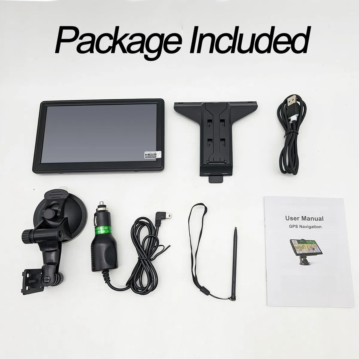 GPS Auto | Navigatore GPS da 18 Centimetri - Dispositivo con Touch Screen | e Display di Mappe per Lunghi Viaggi Veicoli Camping-Cars Camion Uomini Donne
