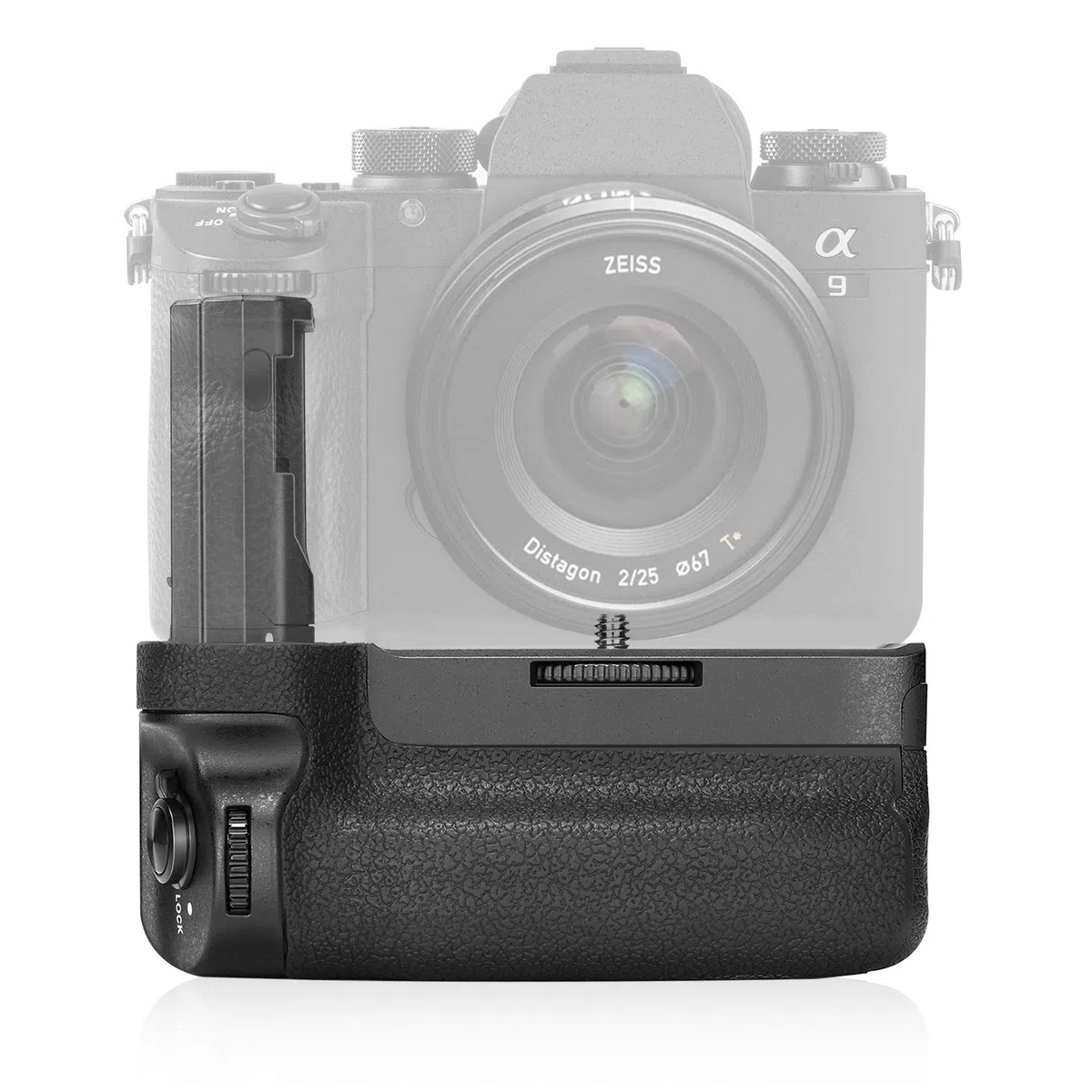 NEEWER Maniglia di alimentazione verticale per VG-C3EM, Compatibile solo con Sony A9 A7III A7RIII fotocamera e batteria NP-FZ100 (batteria non inclusa)