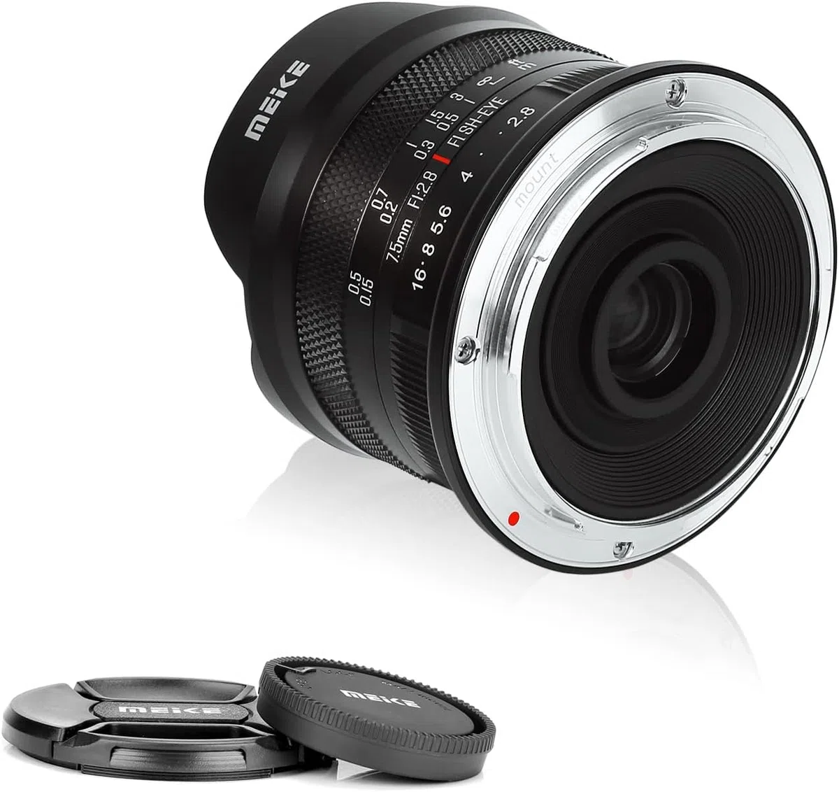 MK 7,5 mm F/2.8 Obiettivo fisheye circolare ultra grandangolare con messa a fuoco manuale, compatibile con fotocamere mirrorless Canon EFM