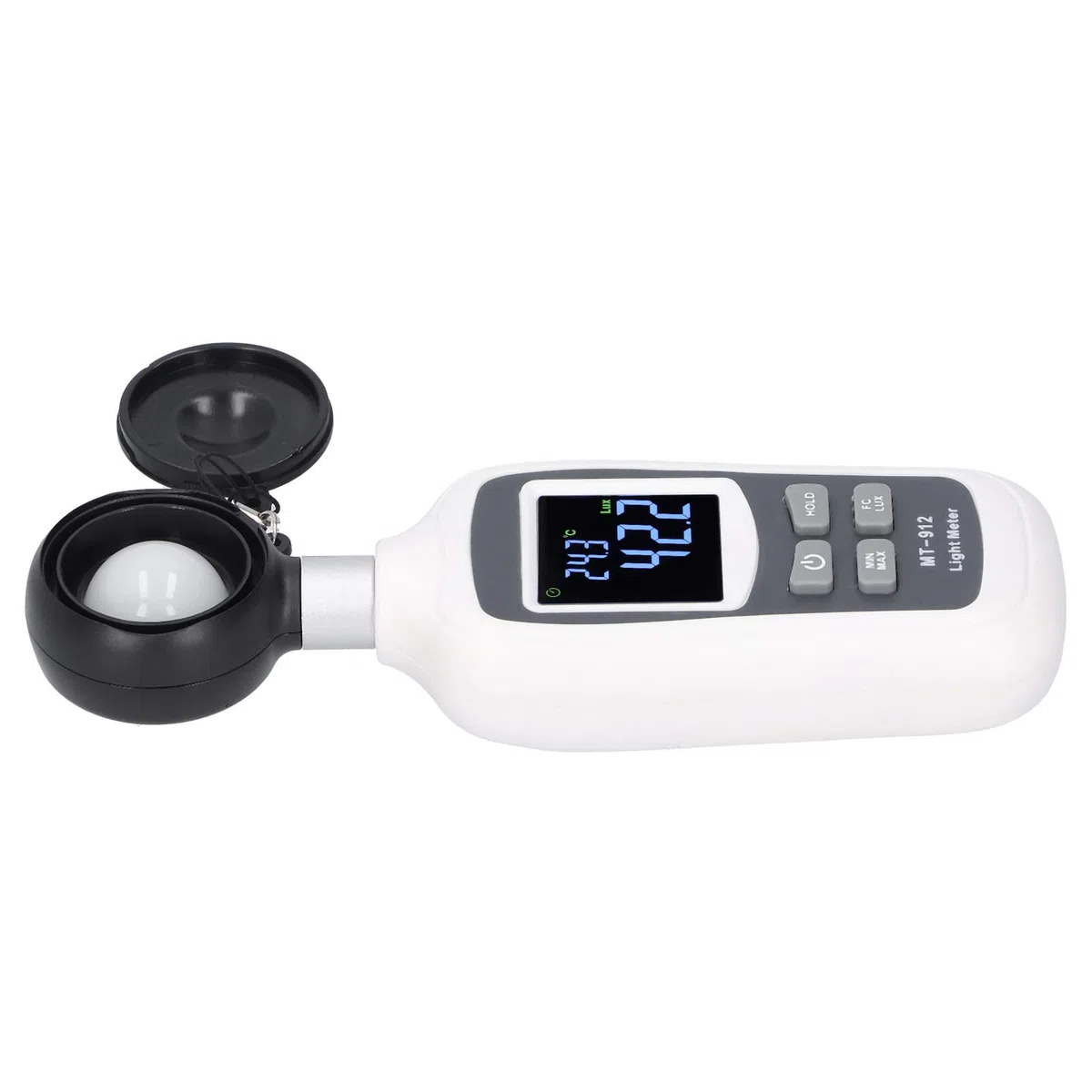 Misuratore di luminosità digitale portatile MT ‑ 912 Misuratore di illuminamento LCD Mini luxmetro Luminometro Fotometro 0~200 K Lx