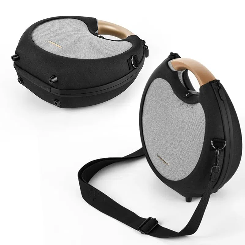 Custodia protettiva per altoparlante Harman Kardon OS6, guscio rigido in EVA con tracolla, copertura audio impermeabile con imbottitura interna, Grigio, Unisex