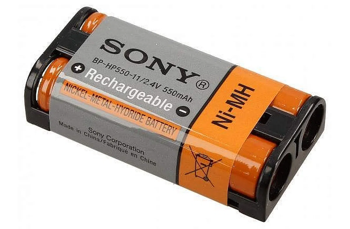 Batteria originale per Sony BP-HP550-11, 2,4 Volt, 550 mAh, 1,32 Wh NiMH