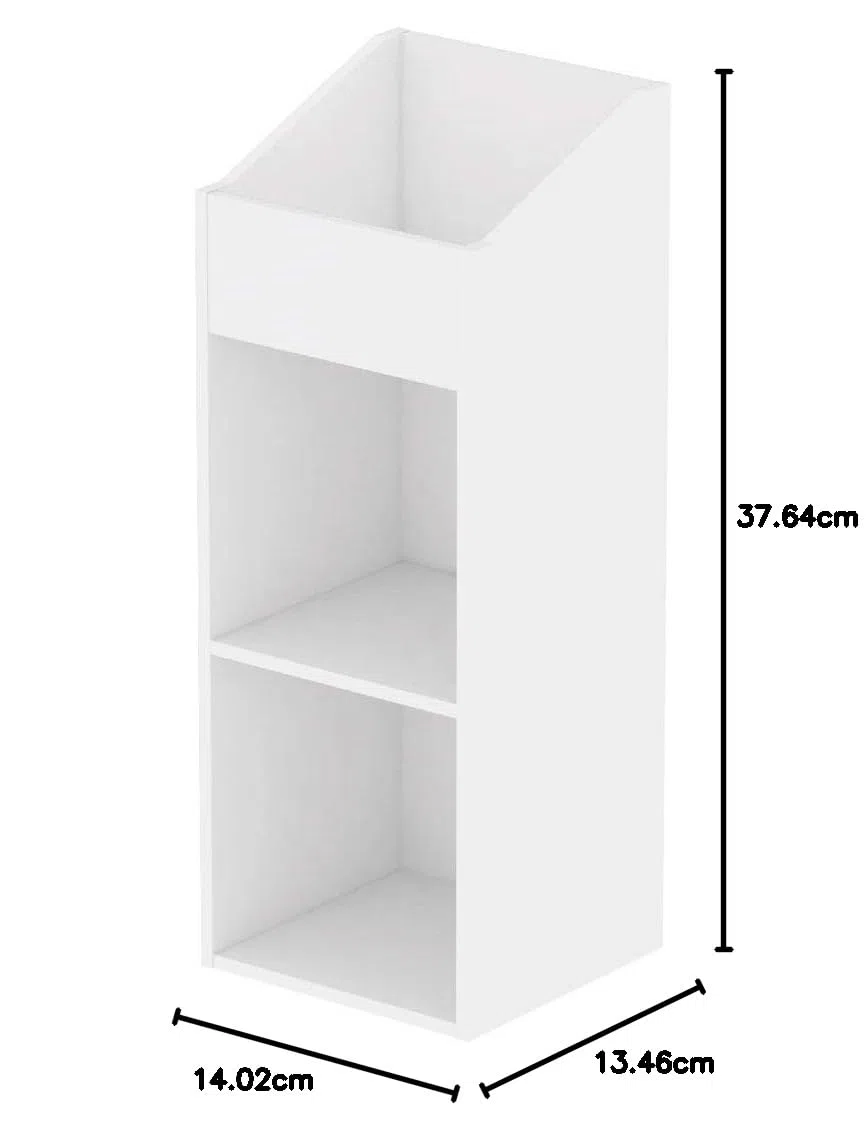 Glorious Record Rack 330 (White) - Contenitore per vinile