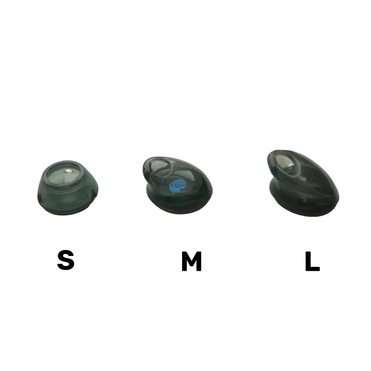 SIMPLETEK - Set di 3 Cuscinetti di Ricambio Eargels per Cuffie Compatibili con Jabra Motion UC MS | 3 Taglie: S M L