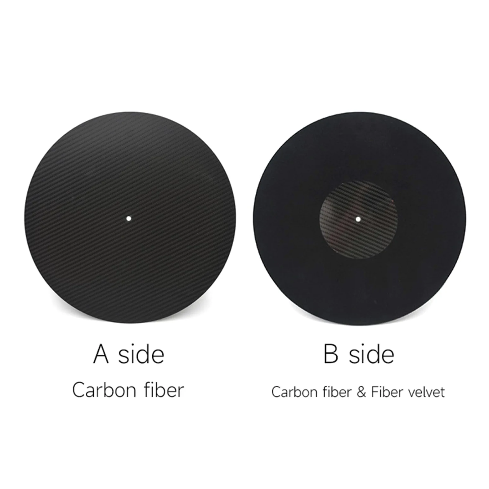 Record Player Mat - Tappetino antislip in fibra di carbonio