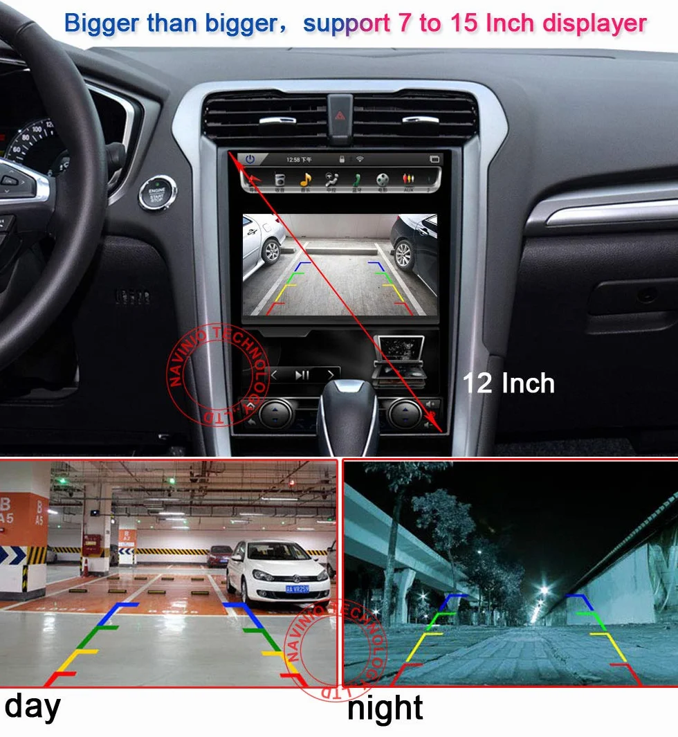 Telecamera posteriore Macchina Fotografica di Retrovisione di HD Macchina Fotografica d'inversione di Sostegno per Trunk handle Range Rover/Freelander/Mondeo CHIA-X 2/Focus hatchback