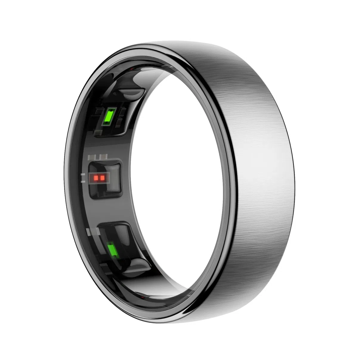 Volovivo Anello Smart Con Ricarica Wireless(Argento,11)