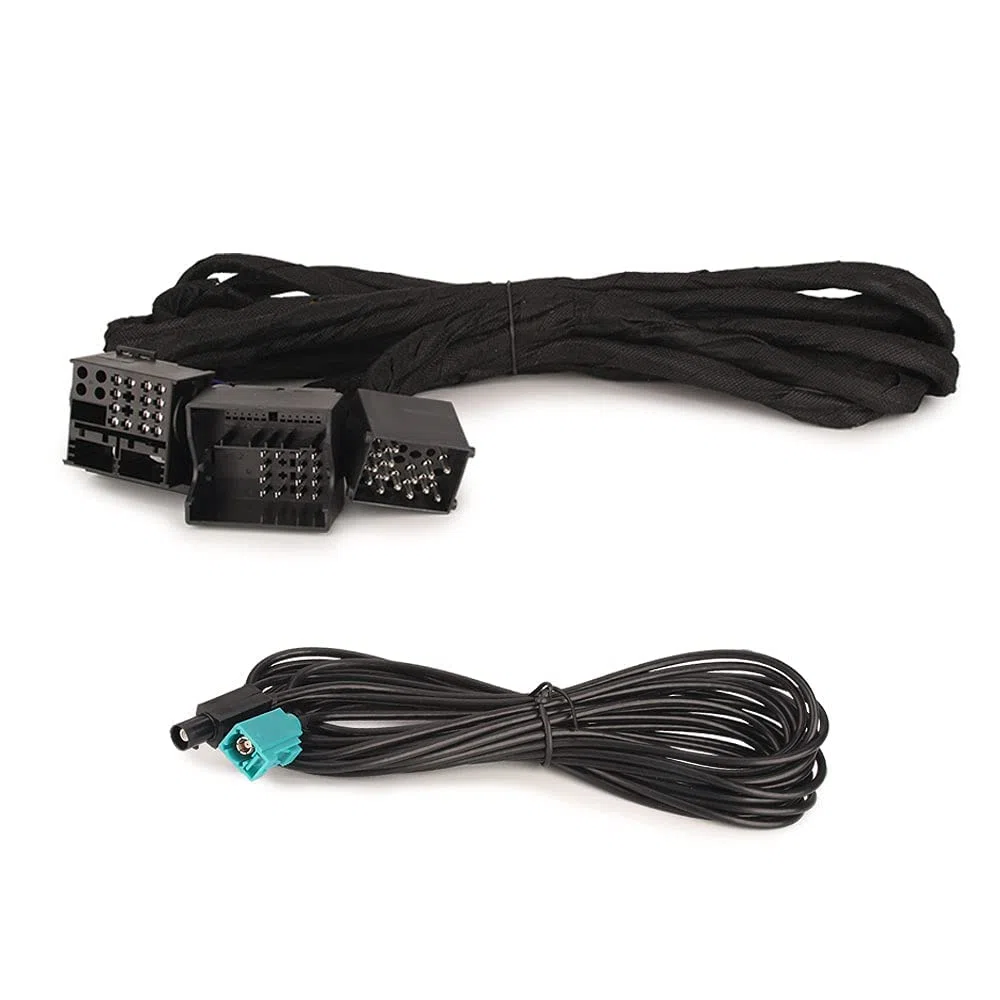 Erisin Cavo di prolunga per antenna radio e alimentazione da 6 m per autoradio BMW E46 Serie 3 Serie 5 E39 X5 E53 M3 M5, Spina di connessione: connettore Quadlock a 40 pin e connettore ISO a 17 pin