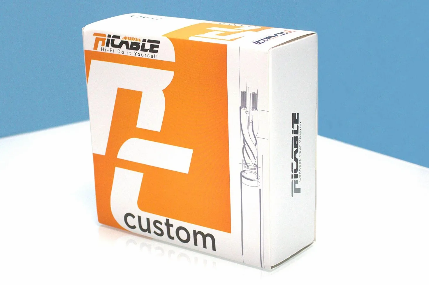 Ricable Custom U4P/5-5 mt. Cavo di Alimentazione Hi-Fi Schermato 3 x 4 mmq