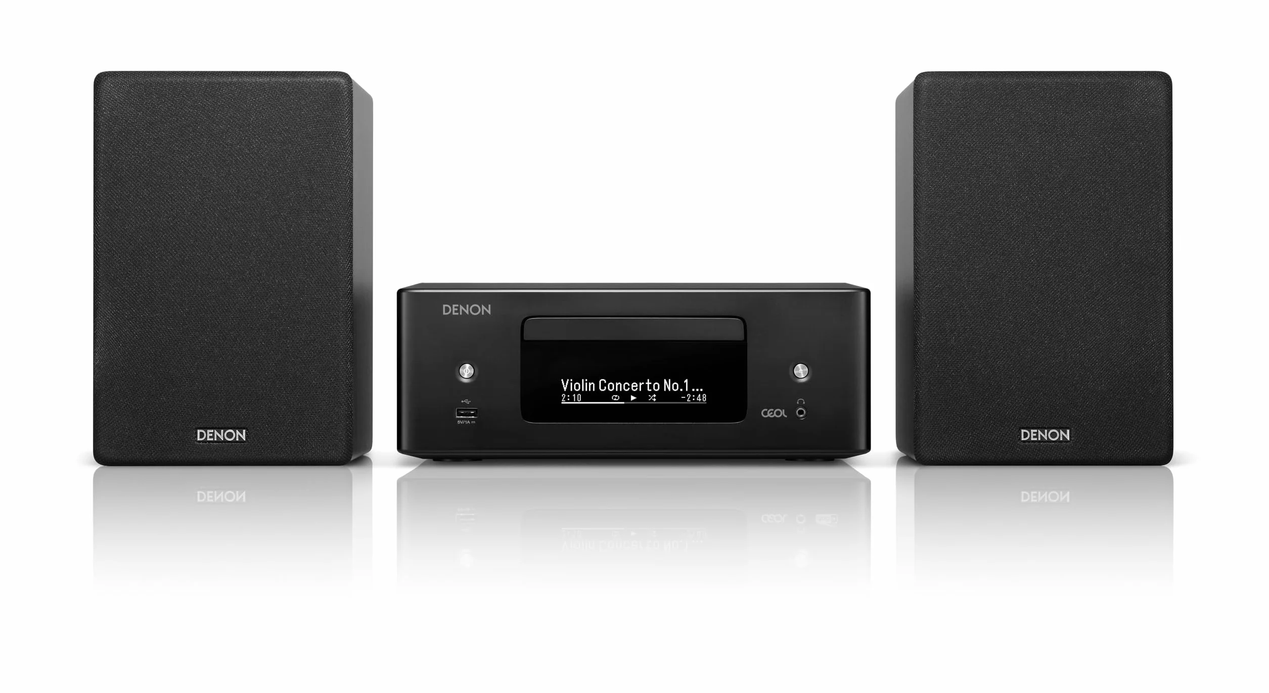 Denon CEOL N12DAB Sistema all-in-one con lettore CD, radio DAB/FM, HDMI ARC e HEOS Built-in - Nero