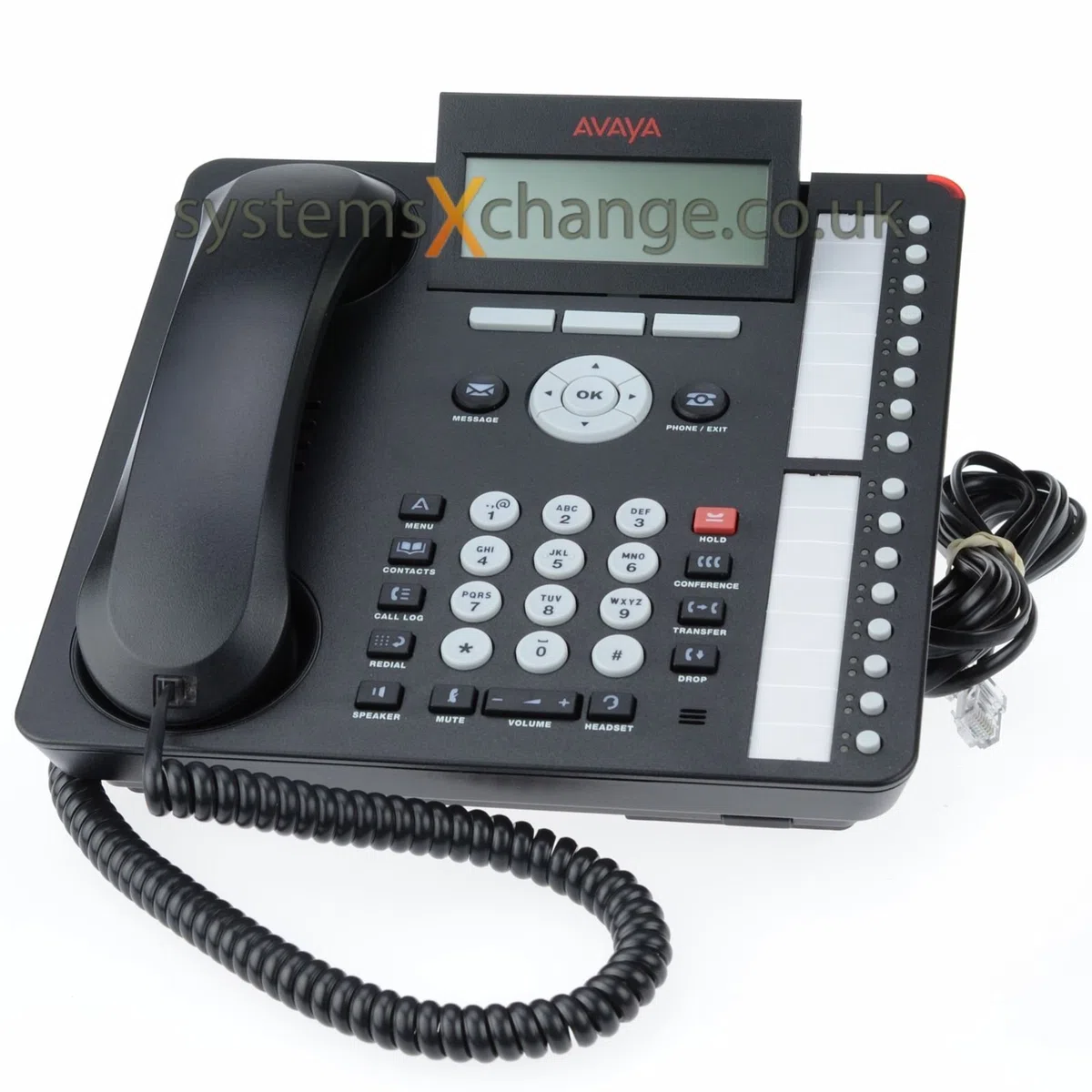 Avaya 1416 16Lines Wired handset Nero