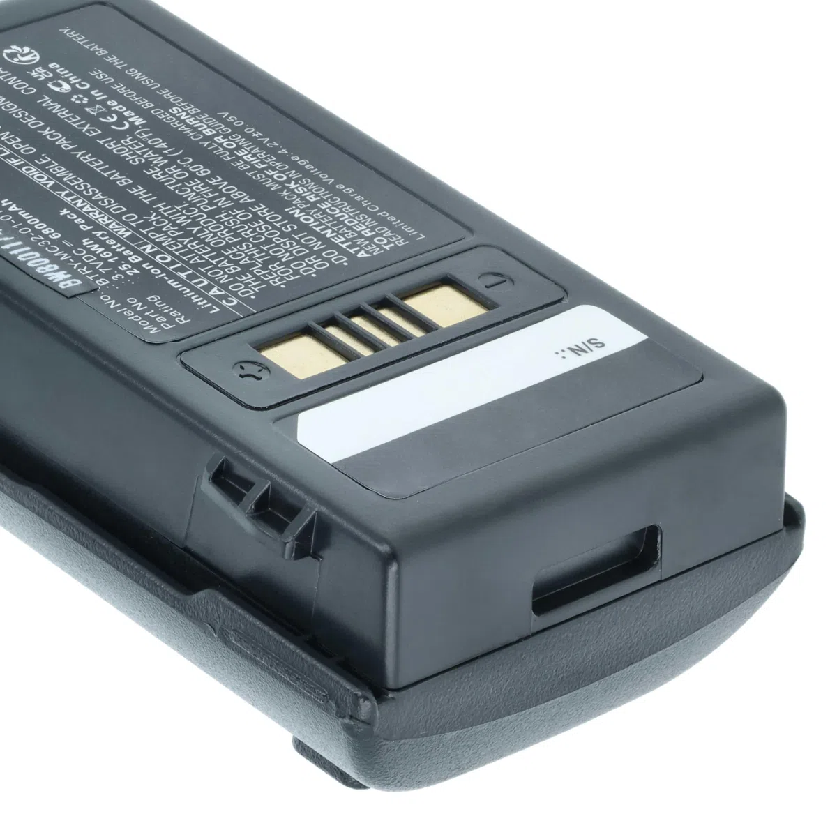 vhbw 5x batteria sostituisce Motorola BTRY-MC32-01-01 per lettore di codici a barre, POS (6800mAh, 3,7V, Li-Ion)