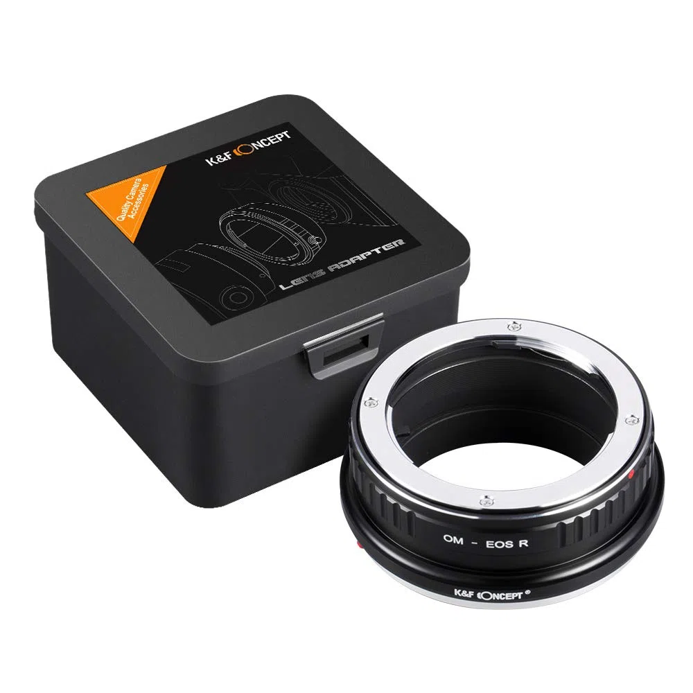 K&F CONCEPT Adattatore Di Montaggio Per Obiettivo Compatibile con Sony Alpha A-Mount (E Compatibile con Compatibile con Compatibile con Af) Su Fotocamera Compatibile con Canon Eos R ( Om-Eos R)