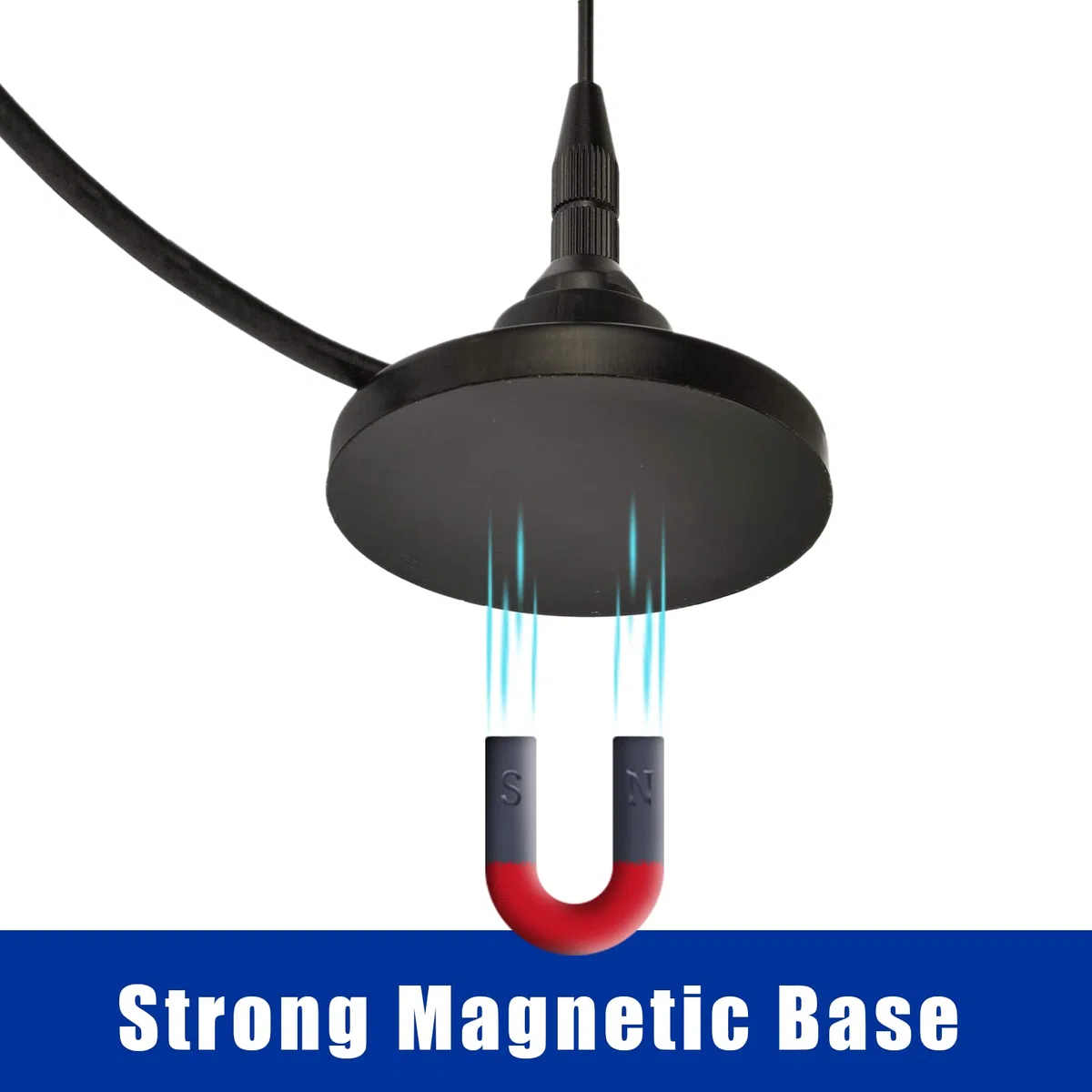 Bingfu Antenna VHF UHF Veicolare Bibanda 144Mhz 430Mhz Base Magnetica Maschio PL259 per BTECH ICOM Midland TYT AnyTone Radio Amatorial