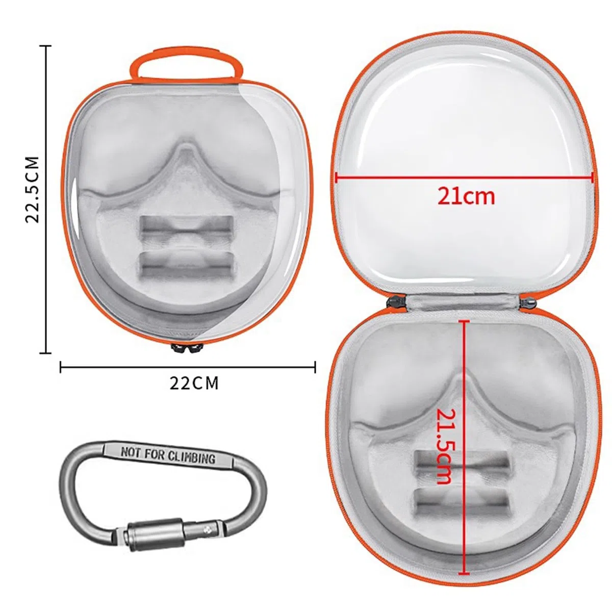 Custodia rigida per cuffie WH1000XM4 1000XM3 1000XM2, con manico, facile da trasportare