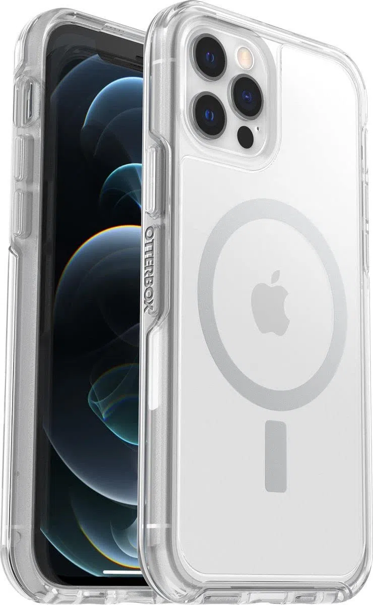 OtterBox Cover Symmetry Plus MagSafe per iPhone 12/12 Pro, Trasparente | Custodia con MagSafe Trasparente, resistente a urti e cadute, sottile, testata 3x norme MIL-STD 810G