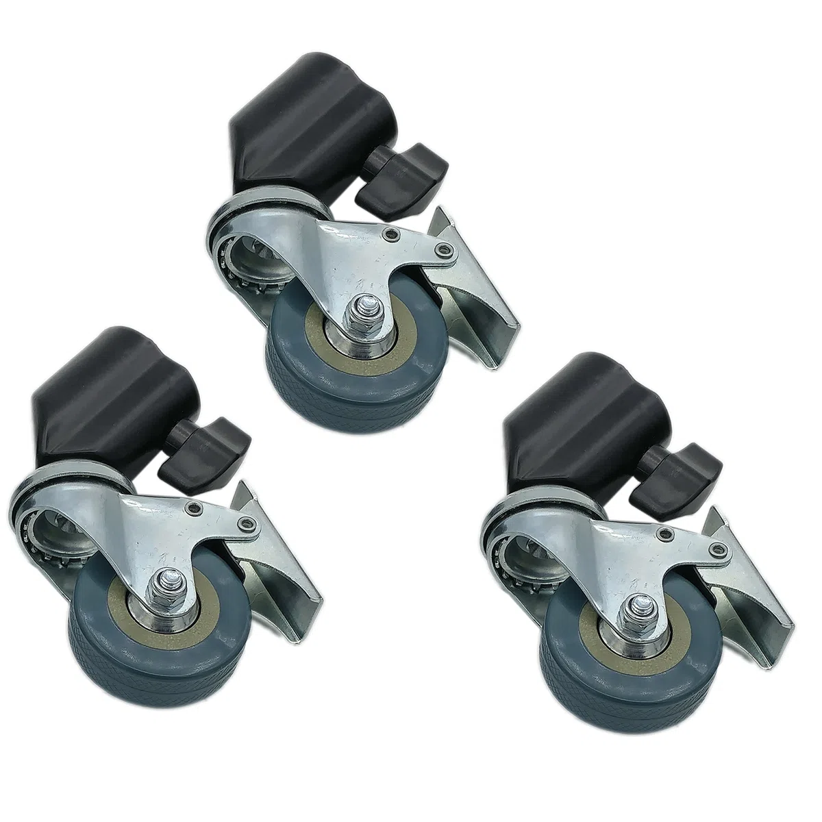 DynaSun 12288 3 x Lampenstativrollen SA22 A con freni
