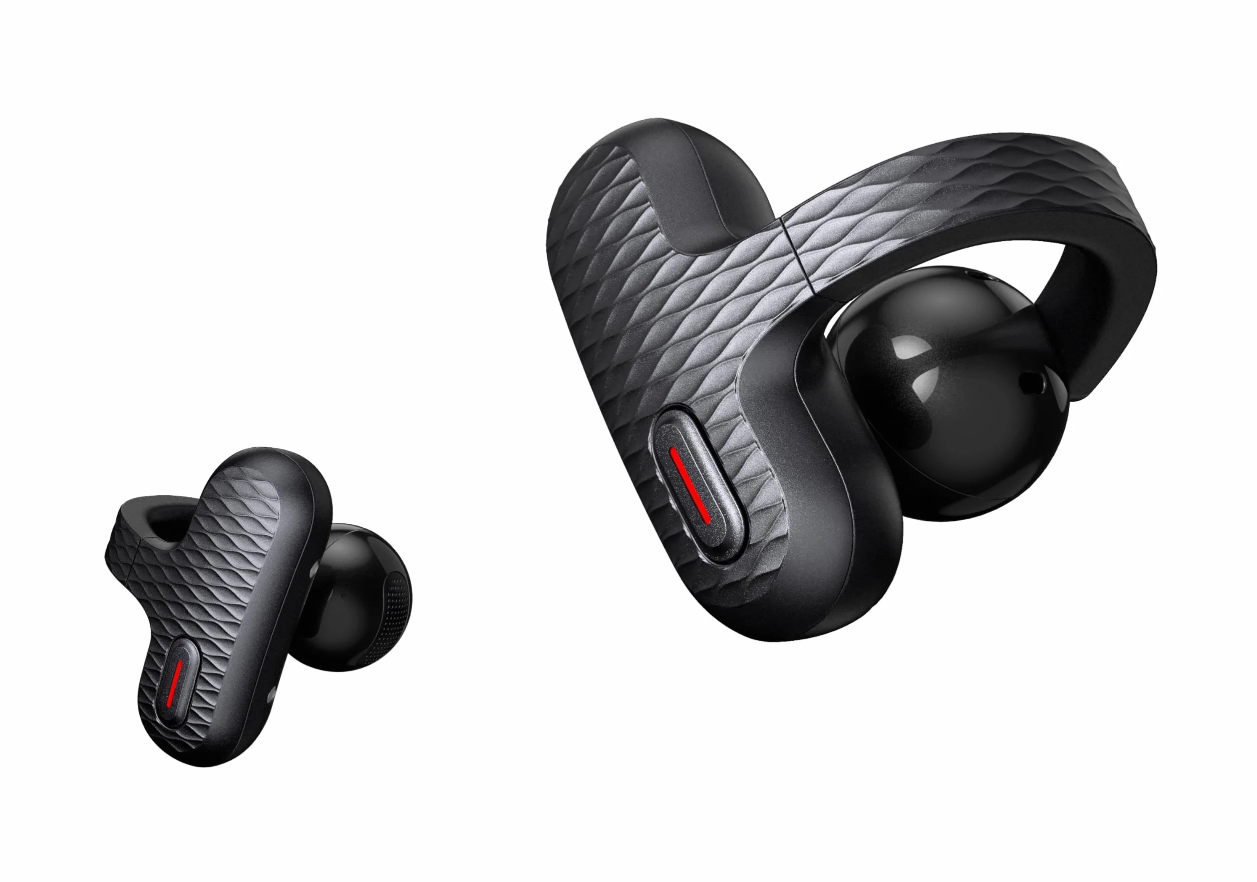 Amazfit Up Cuffie Bluetooth, auricolari wireless open ear con facile tocco, resistenti all'acqua IPX4 e a prova di sudore, riduzione del rumore AI, auricolari per sport, corsa, compatibili con Android | Auricolari wireless con facile tocco, a prova di sud