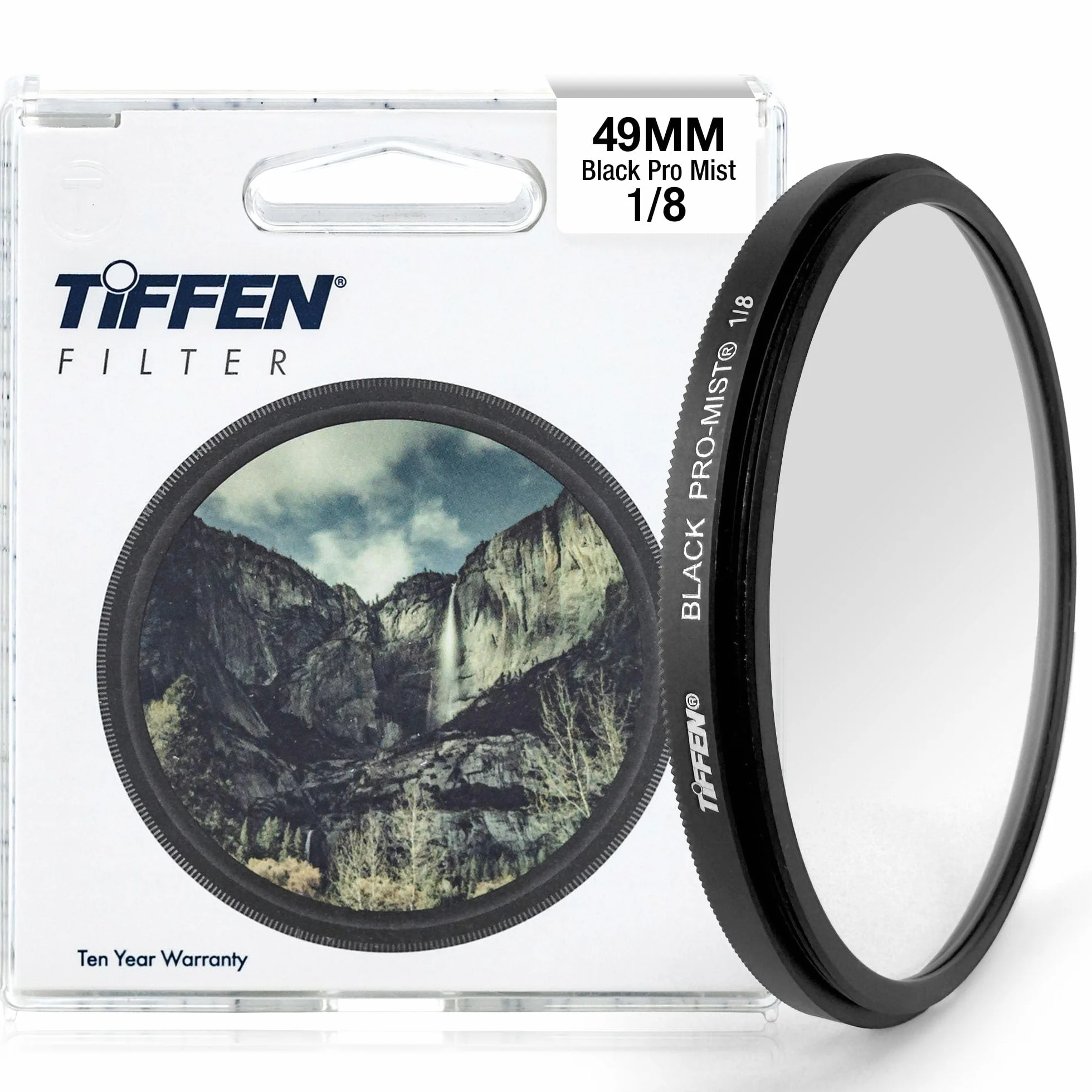 Tiffen - Filtro, 49 mm, 1/8 black pro-mist