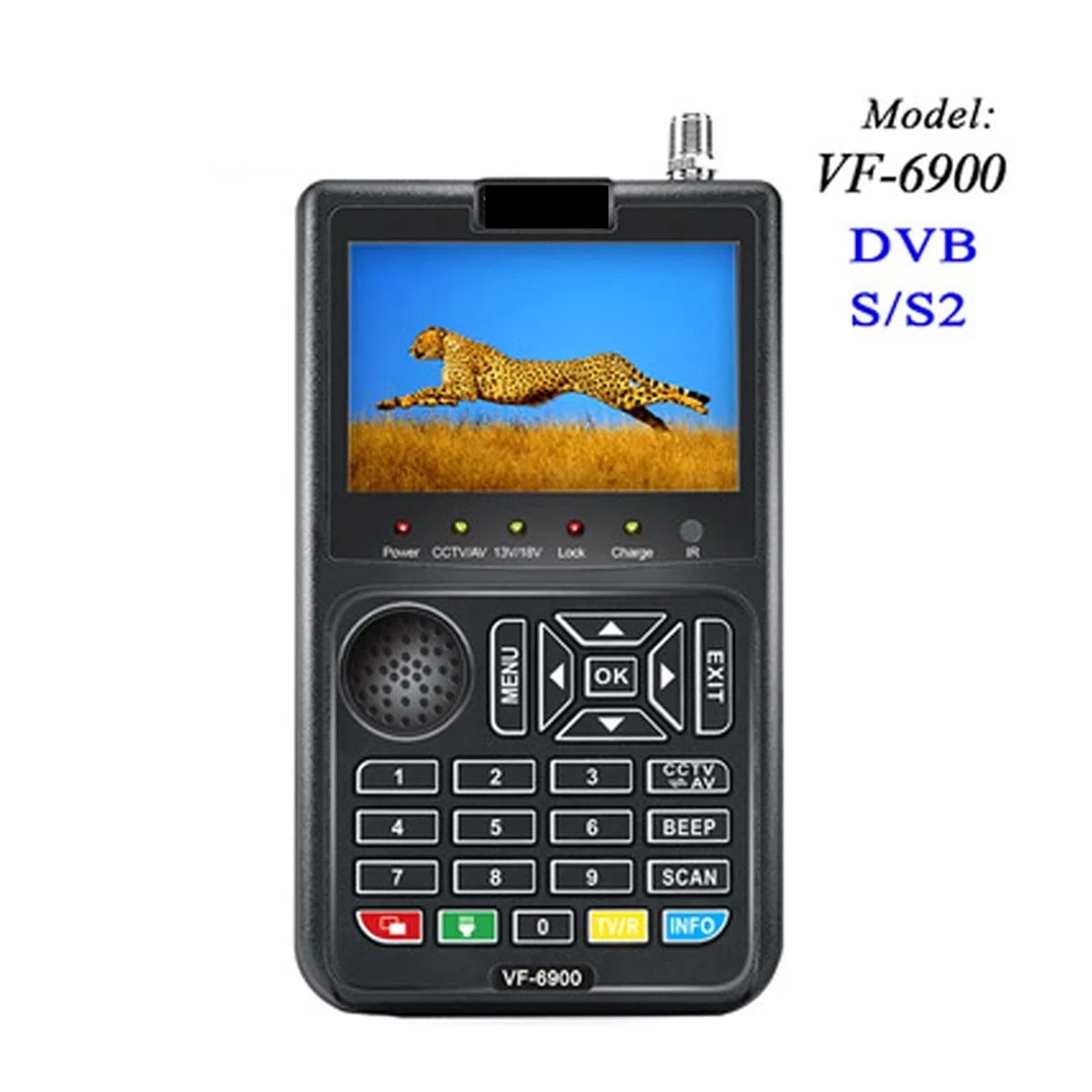 Cercatore di satelliti, Digital Signal Finder Schermo LCD DVB Receptor for QPSK Satellite Meter Messa in servizio dell'antenna di terra(VF-6900 PRO)
