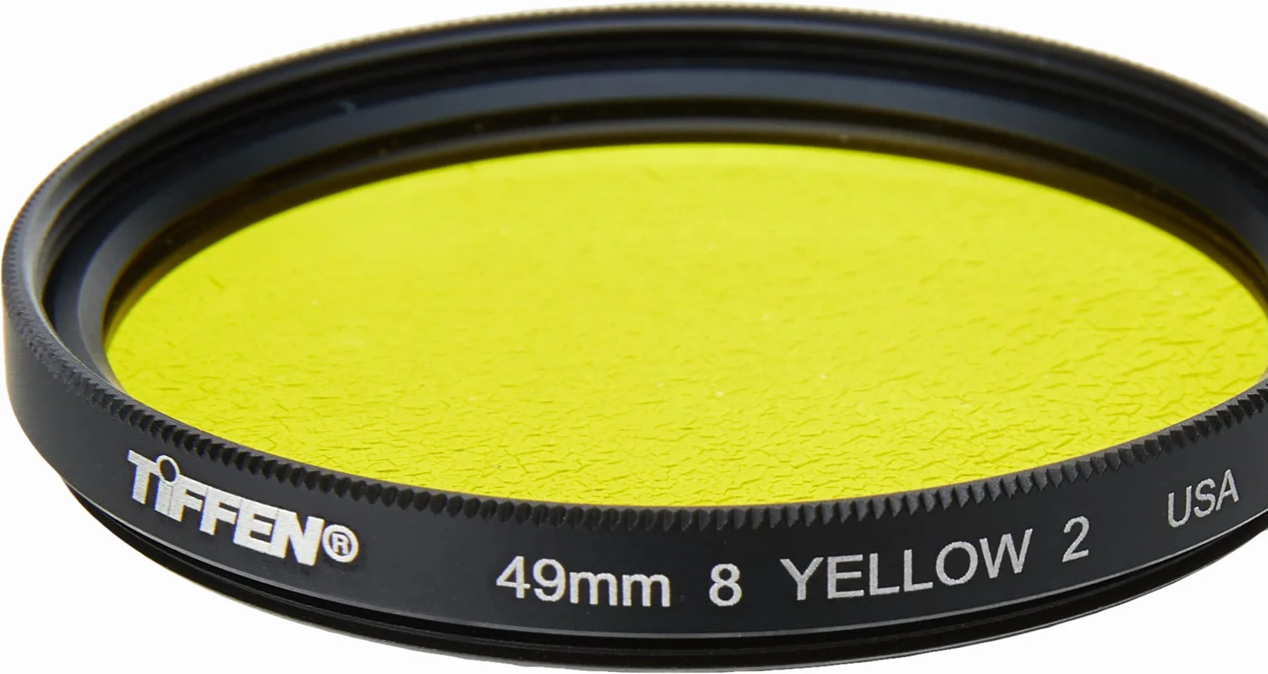 Tiffen 498Y2 - Filtro Yellow 2 (8) da 49 mm, colore: Giallo