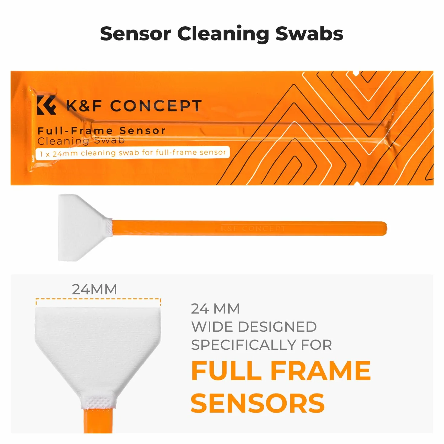 K&F CONCEPT 25-in-1 Kit Pulizia Fotografica con 24mm Bastoncini*6, 60+20ml Liquido, Custodia, Penna per Obiettivo, Pennello, Pompetta, 2 Panni, Cottonfioc per Pulizia Obiettivi DSLR, Filtri,Lenti