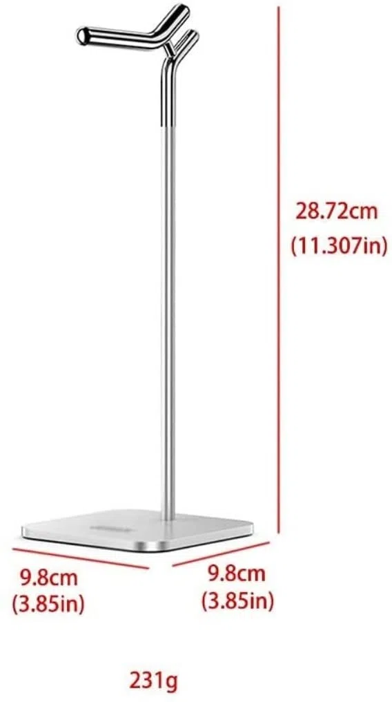 porta-cuffie, Supporto verticale in metallo for auricolari da tavolo